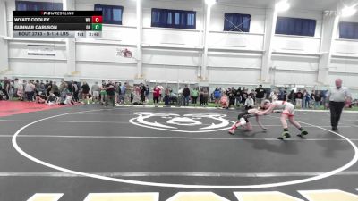 S-114 lbs Consi Of 16 #2 - Wyatt Cooley, WV vs Gunnar Carlson, OH