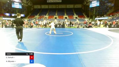 122 lbs Cons 16 #2 - Camille Schult, Iowa vs Hannah Blyveis, Michigan