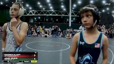 76 lbs Semis (4 Team) - Matthew Bly, Mat Assassins Black vs Kruz Moss, Team Gotcha