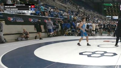 120 lbs Cons. Sub-rd Of 32 - Miles Molina, Maryland vs Zack Samano, California