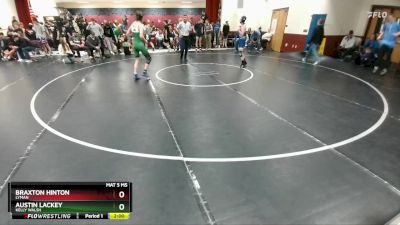 132 lbs Champ. Round 2 - Braxton Hinton, Lyman vs Austin Lackey, Kelly Walsh