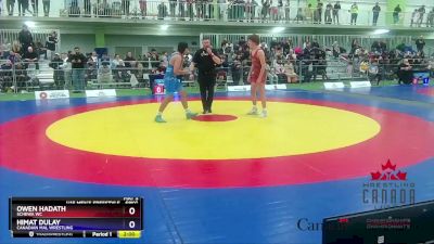 68kg Cons. Round 2 - Owen Hadath, Schewa WC vs Himat Dulay, Canadian Mal Wrestling