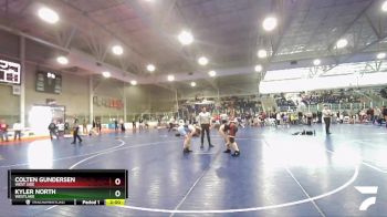 157 lbs Champ. Round 1 - Kyler North, Westlake vs Colten Gundersen, West Side