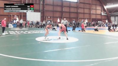 113 lbs Consi Of 8 #1 - Nicky Schiano, Yale Street Wrestling Club vs Chase Berkowitz, Vhw