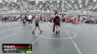 130 lbs Placement (4 Team) - Arturo Reyes, Mat Assassins Red vs Adrian Canales, Team Shutt