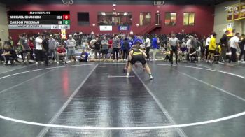 157 lbs Cons. Round 6 - Carson Freeman, Montevallo vs Michael Shannon, Southeastern