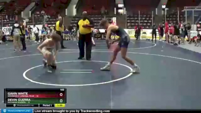 155 Lbs Round 2 (6 Team) - Devin Guerra, Michigan Raiders Vs Gavin 