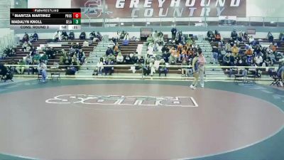 125 lbs Cons. Round 3 - Maritza Martinez, Prosser (Girls) vs Madalyn Knoll, Selah (Girls)