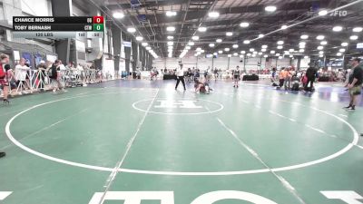 120 lbs Quarterfinal - Chance Morris, Ohio Gold - EL vs Toby Bernash, CTWHALE Orca - EL