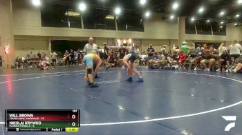 157 lbs Placement (4 Team) - Nikolai Krywko, Florida Pitbulls vs Will Brown, Young Guns- Nashville