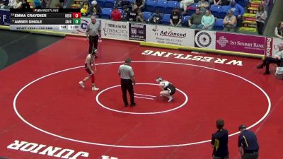 137 lbs Round Of 16 - Emma Cravener, Redbank Valley vs Amber Dingle, Saegertown