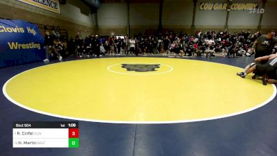 218 lbs Round Of 16 - Ross Cinfel, Clovis North vs Hayden Martin, South Anchorage (AK)