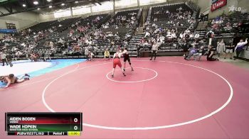 218 lbs Champ. Round 2 - Wade Hopkin, Riverton High School vs Aiden Boden, Weber