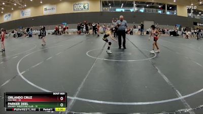 60-64 lbs Round 1 - Parker Deel, Grundy Wrestling Club vs Orlando Cruz, Cali Red