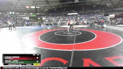 144 lbs Champ. Round 1 - Miguel Lopez, Whatcom Wrestling Academy vs Logan Lindsay, Washington