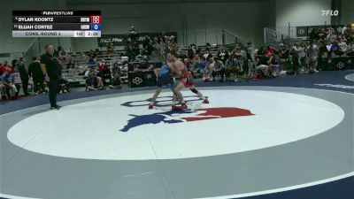 Cons. Round 2 - Dylan Koontz, Dubuque RTC/ Titan Mercury Wrestling Club (TMWC) vs Elijah Cortez, Gilroy High School Wrestling