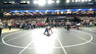 120 3A 3rd Place Match - Victor Zanolini, Christopher Columbus H S vs CALEB GAUTHIER, Palm Harbor University