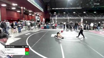 73 lbs Quarterfinal - Aiden Dahl, Baker WC vs Braden Thompson, Colorado Outlaws