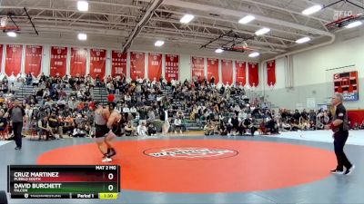 165 lbs Semifinal - David Burchett, Falcon vs Cruz Martinez, Pueblo South