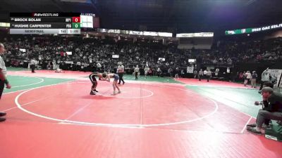 128 lbs Semifinal - Brock Bolan, MP1 vs Hughie Carpenter, PBG1