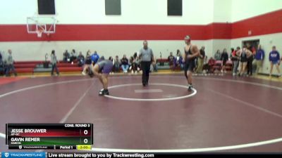 195 lbs Cons. Round 3 - Jesse Brouwer, AP-GC vs Gavin Remer, OABCIG