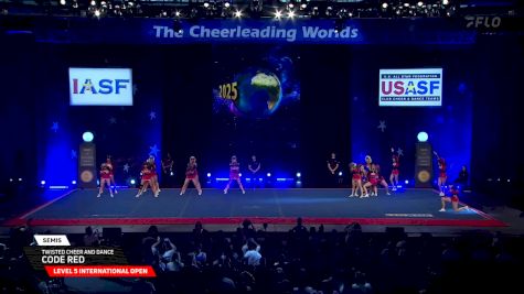 Twisted Cheer and Dance - Code Red [2025 L5 International Open Semis] 2025 The Cheerleading Worlds