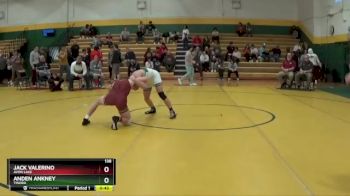 138 lbs Cons. Round 7 - Jack Valerino, AVON LAKE vs Anden Ankney, TINORA