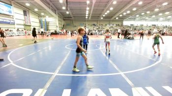 56 lbs Rr Rnd 2 - Cael Vermeulen, Grit Mat Club Blue vs Abrielle Thomas, Broad Axe White