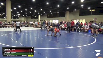 120 lbs 2nd Wrestleback (32 Team) - Carson Lutz, Refinery WC vs Wesley Hyatt, BRAWL Black