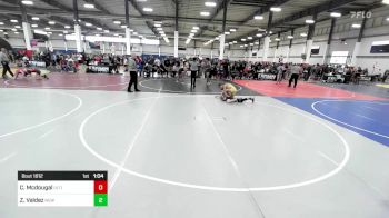 109 lbs Round Of 16 - Connor Mcdougal, Ultimate WC vs Zack Valdez, New Mexico Bad Boyz