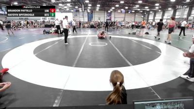 126 lbs Rr Rnd 2 - Brandon Pattillo, Lone Star Legends vs Haydyn Spitznogle, Team Gotcha Illinois