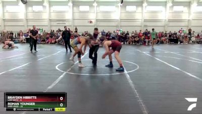 144 lbs Round 3 (8 Team) - Brayden Hibbitts, Lost Boyz vs Roman Younger, Ohio Gold