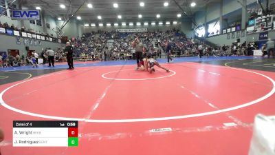 120 lbs Consi Of 4 - Aidon Wright, Beebe Badgers Wrestling Club vs Joseph Rodriguez, Gentry Youth Organization Wrestling