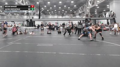 157 lbs Finals (8 Team) - Nolan Savage, Steller Trained Seripas vs Jacob Critchfield, Barn Brothers BlueWave