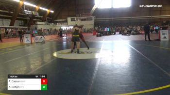 195 lbs Semifinal - Anthony Cascen, Beat The Streets Nyc vs Alexander Behar, Empire Wrestling Academy