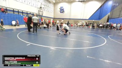 39 lbs Round 1 - Max Pitcher, Charger Wrestling Club vs Kingston Jaramillo, Uintah Wrestling