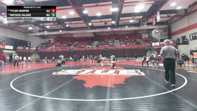 125 lbs Champ. Round 1 - Tyler Harper, Little Rock vs Bryson Valdez, Northern Colorado