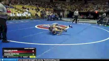 120 lbs Champ. Round 1 - William Kuehn, Valle Catholic vs Mason Hamilton, South Harrison