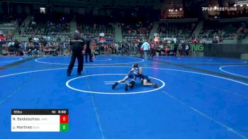 55 lbs Consolation - Nick Beidelschies, Lawrence Elite vs Jagger Martinez, Gladiators (LA)