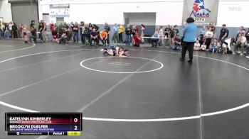 106 lbs Round 1 - Brooklyn Duelfer, Avalanche Wrestling Association vs Katelynn Kimberley, Baranof Bruins Wrestling Club