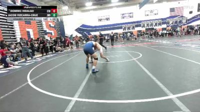 157 lbs Champ. Round 2 - Dominic Hidalgo, Etiwanda vs Jacob Vizcarra-Cruz, JW North