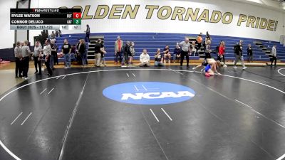 117-122 lbs Round 5 - Connor DeLuco, Gateway vs Rylee Watson, Butler