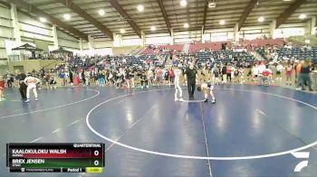 70 lbs Quarterfinal - Kaalokuloku Walsh, Hawaii vs Brex Jensen, Utah