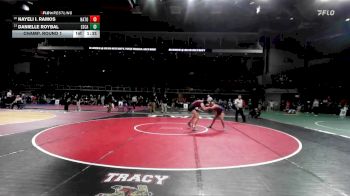 135 lbs Champ. Round 1 - Danielle Roybal, Escalon vs Nayeli I. Ramos, Natomas