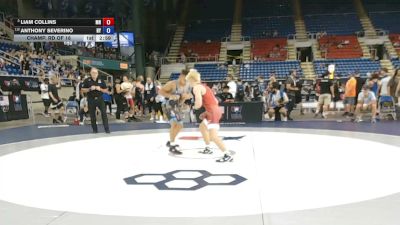 144 lbs Champ. Rd Of 16 - Liam Collins, Minnesota vs Anthony Severino, New York
