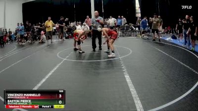 105 lbs Semis (4 Team) - Vincenzo Mannello, Revolution Elite vs Easton Pierce, Backyard Brawler