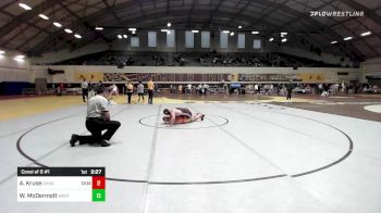 149 lbs Consi Of 8 #1 - Adam Kruse, Chadron State-UNA vs Wyatt McDermott, Western Wyoming-UNA