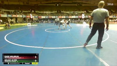 149 lbs Placement (16 Team) - Gage Heilbrun, Frostburg State University vs Bruno Alves, Apprentice School