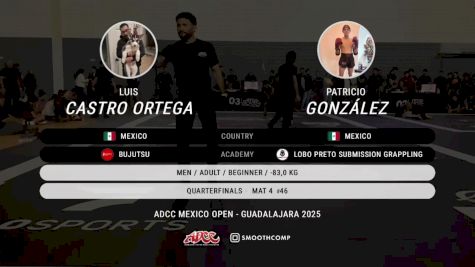 Luis Castro Ortega vs Patricio Gonzále 2025 ADCC Guadalajara Open