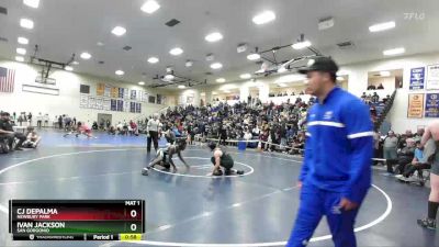 144 lbs Cons. Round 4 - Ivan Jackson, San Gorgonio vs CJ DePalma, Newbury Park